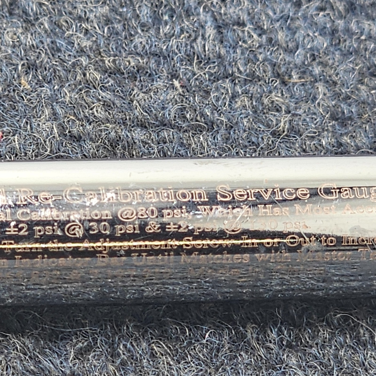 Internal Calibration 12" External Re-Calibration Service Tire Gauge