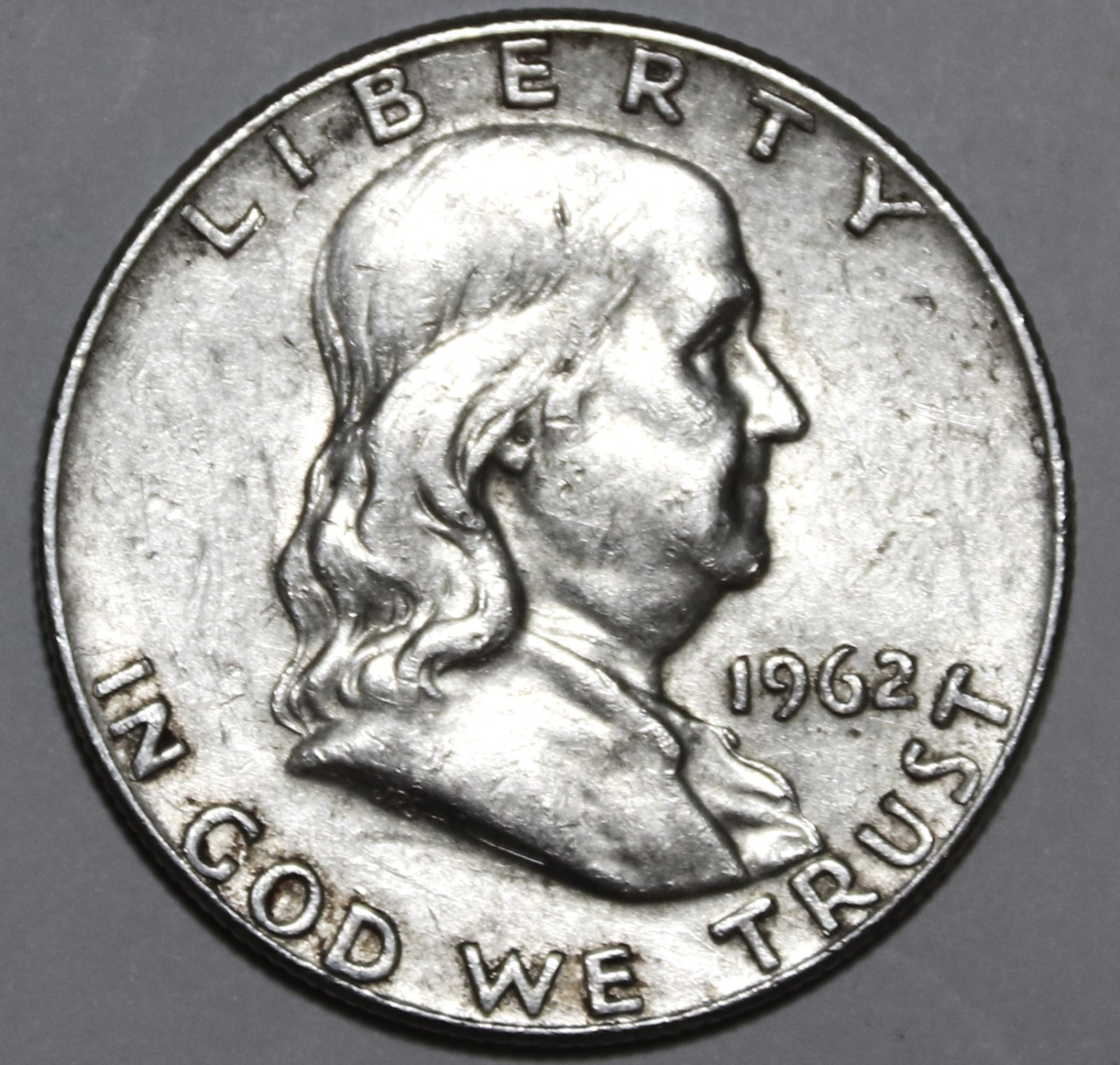 1962-D Franklin Half Dollar - Extra Fine - #2136EB