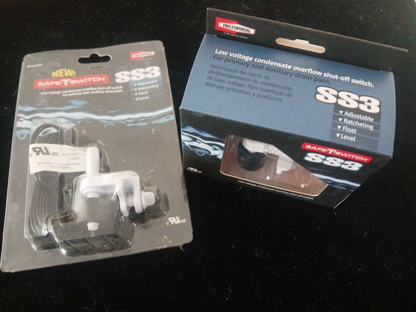 RectorSeal Safe-T-Switch Model SS3, Safe T Switch, Condensate Overflow Shut-Off