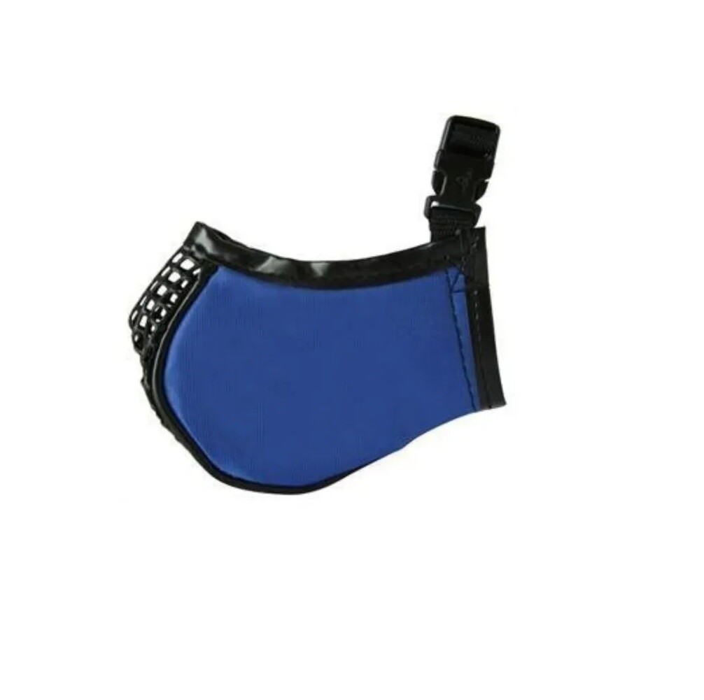 Soft Dog Muzzles Mesh Breathing Panel Safe Secure Restricts Unwanted Behavior