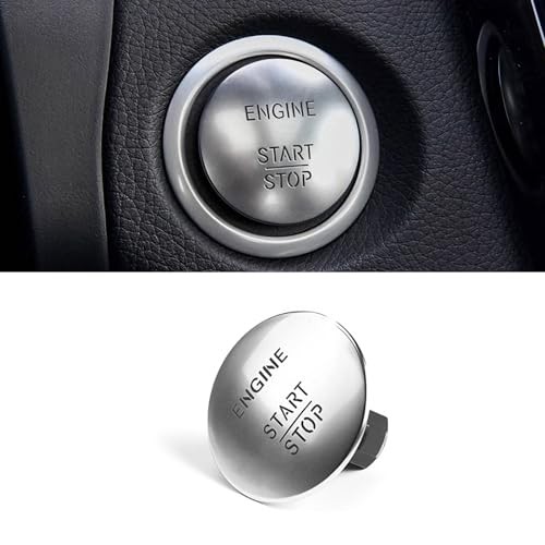 Engine Start Stop Button Switch 2215450714 for Mercedes Benz GLC GLE C E Silver