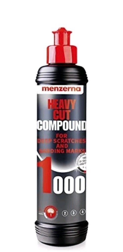 menzerna "Heavy Cut Compound 1000" I Abrasive Polishing Compound for 8oz. (US)B6