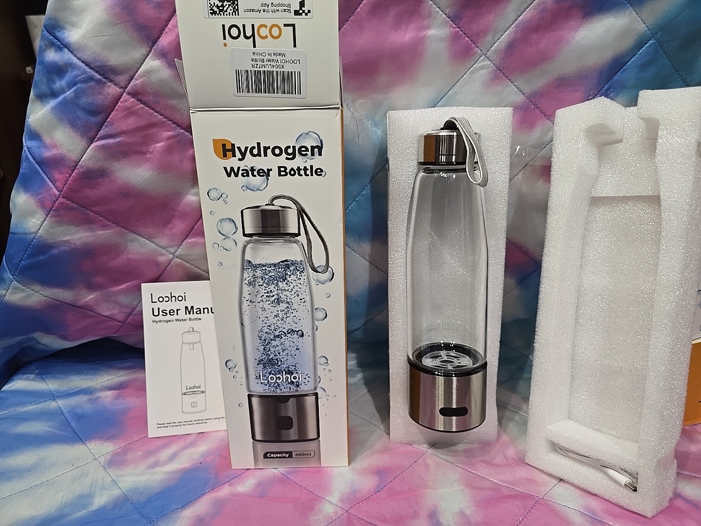 Loohoi Hydrogen Water Bottle New