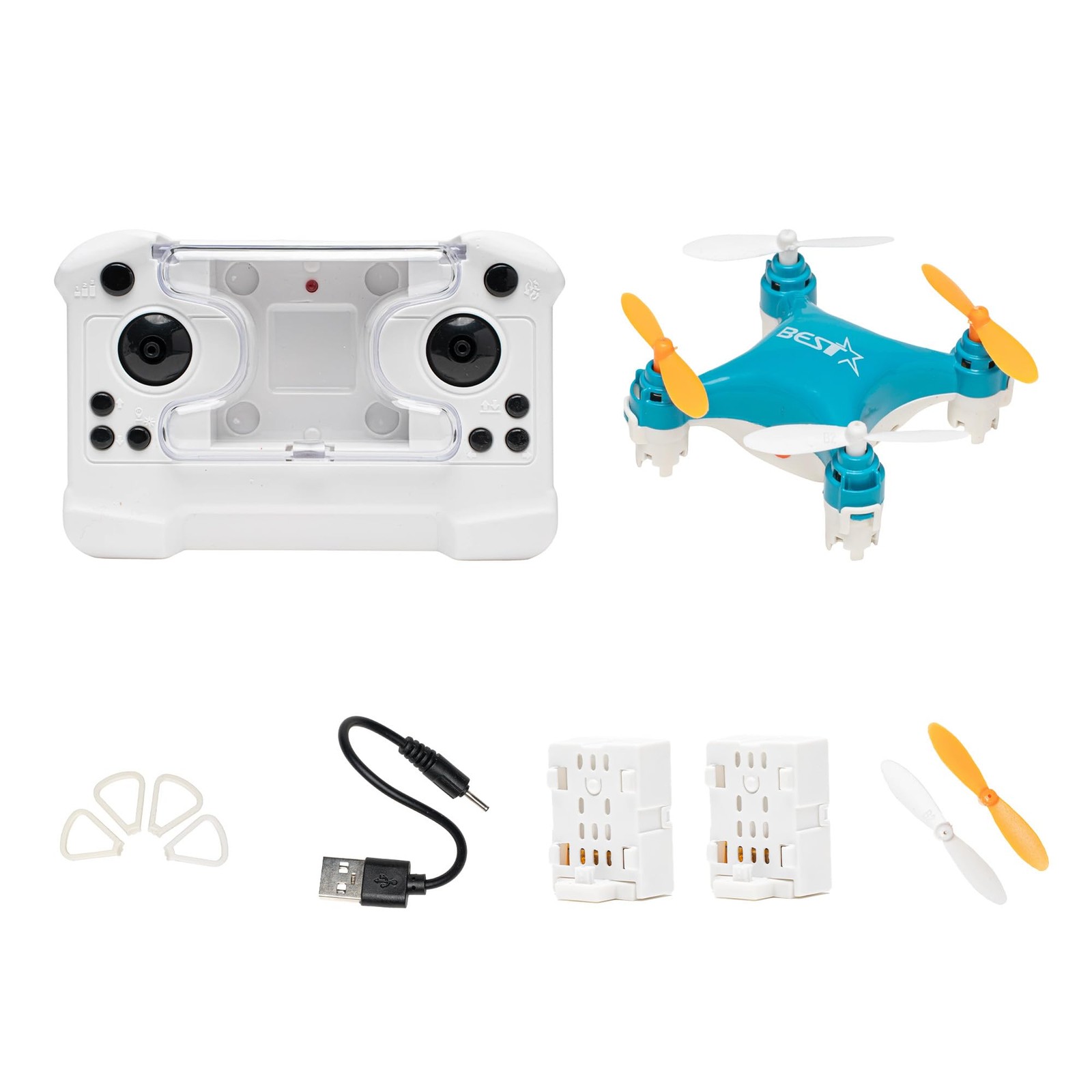 Drone Mini Dual-battery version Double battery life Dual Battery Version-Blue
