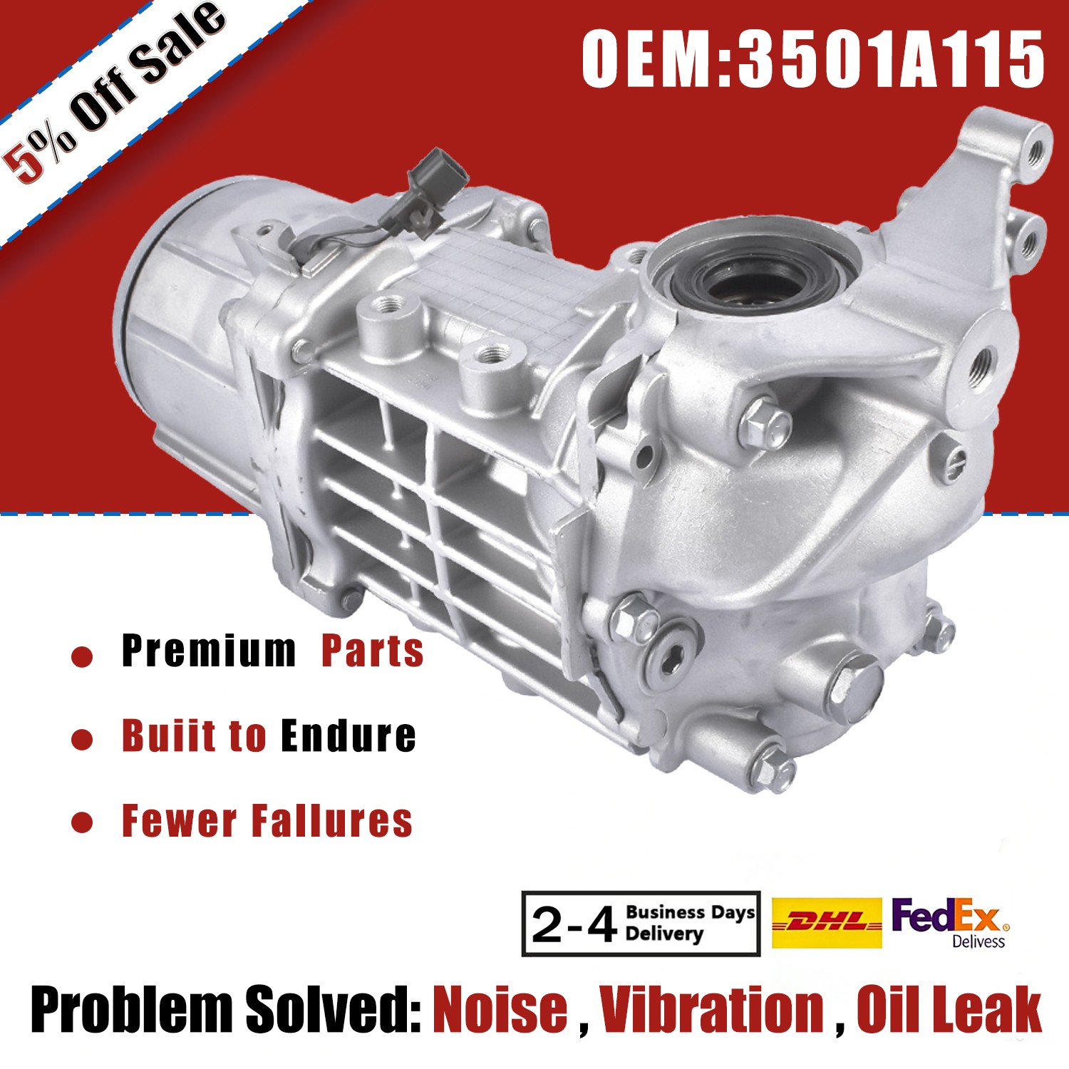 Differential Rear Axle For 07-15 Jeep Patriot Compass 3501A115 3501A036 3570A004