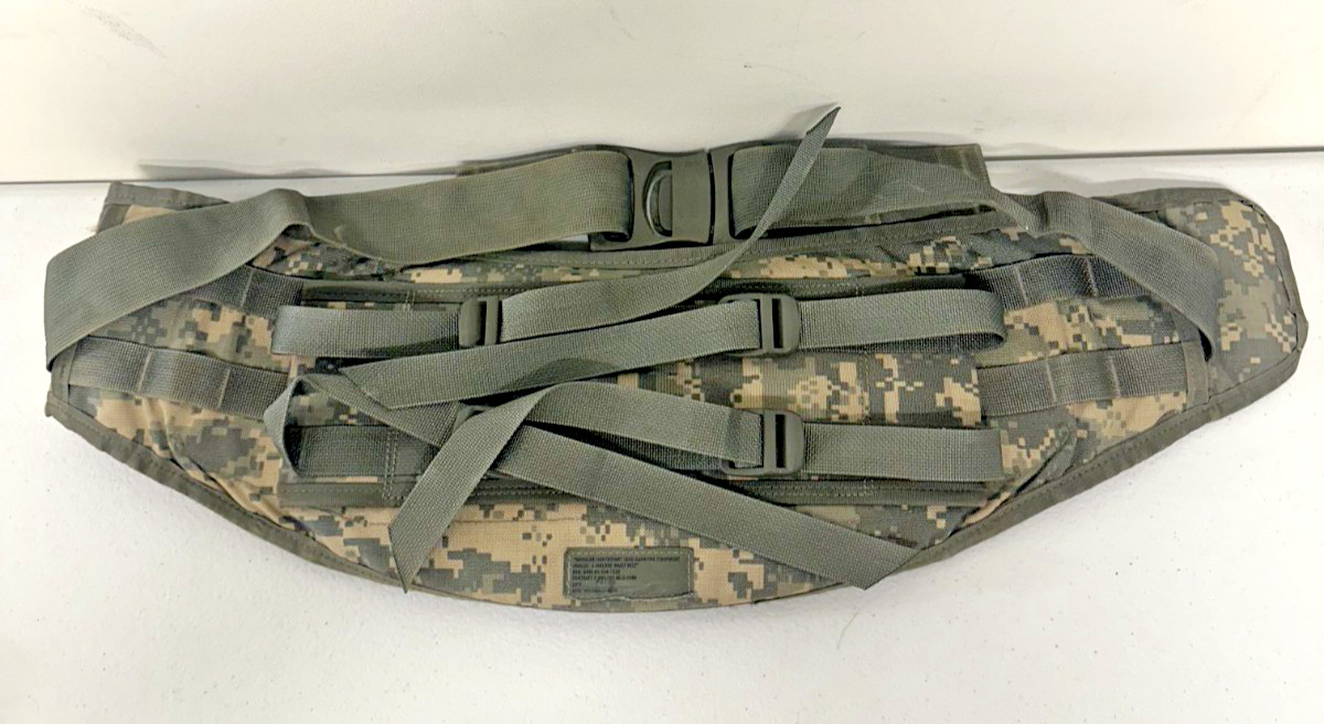 USGI Military ACU Molle II Lightweight Molded Waist Belt Kidney Pad
