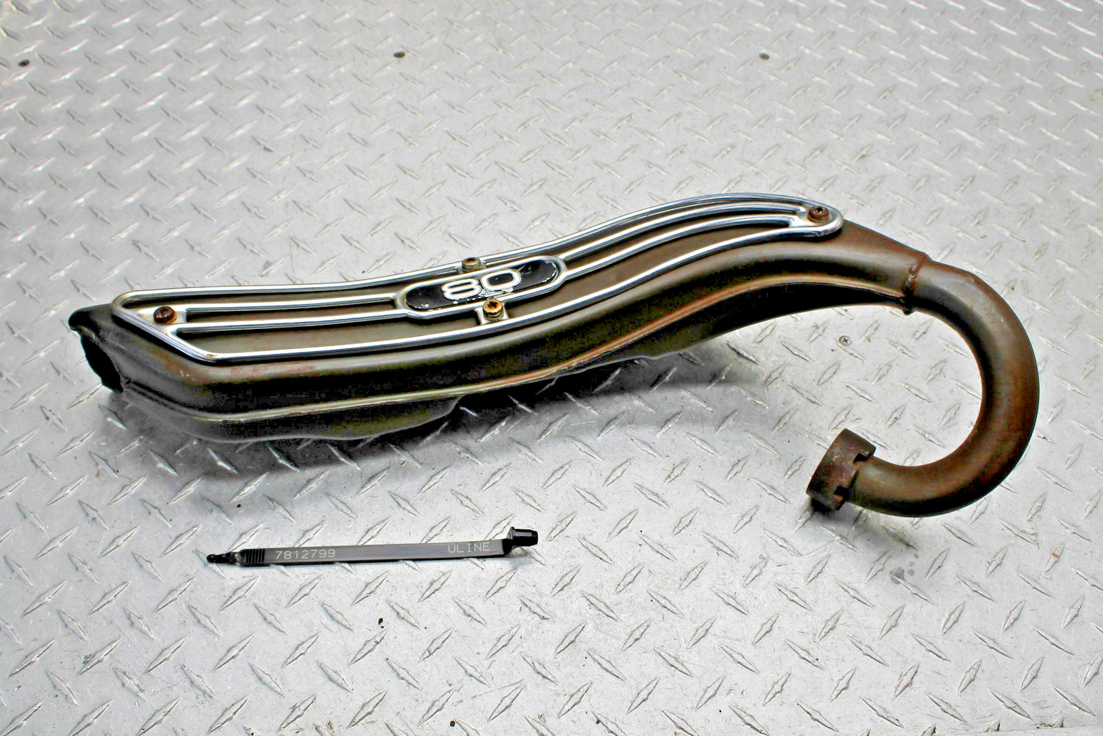 1979 YAMAHA MX80 OEM - EXHAUST PIPE CHAMBER HEADER