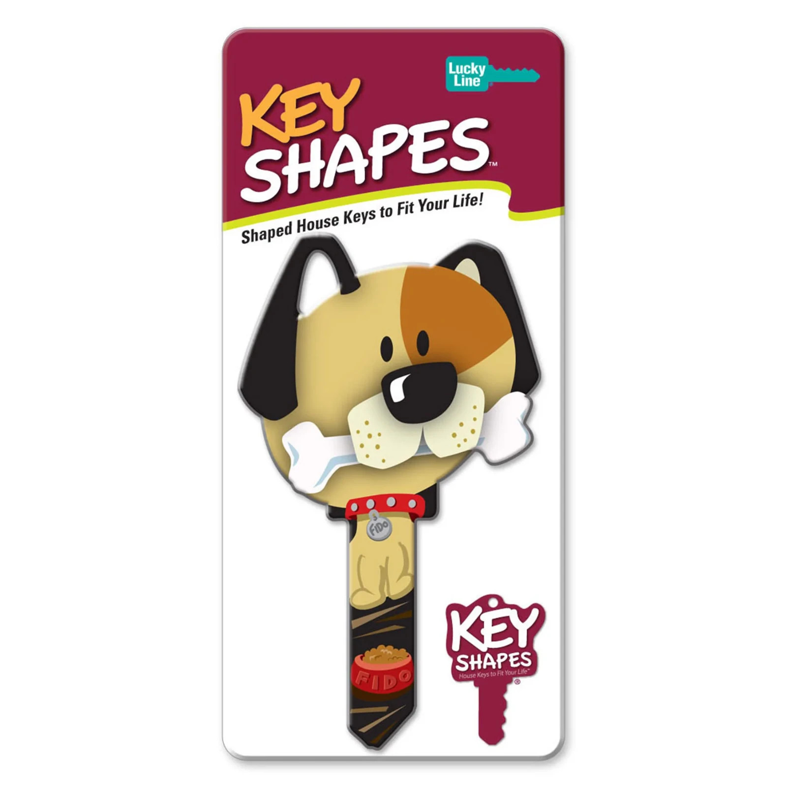 LUCKY LINE B114K DOG KWIKSET KW1 KEYWAY HOUSE KEY SHAPES
