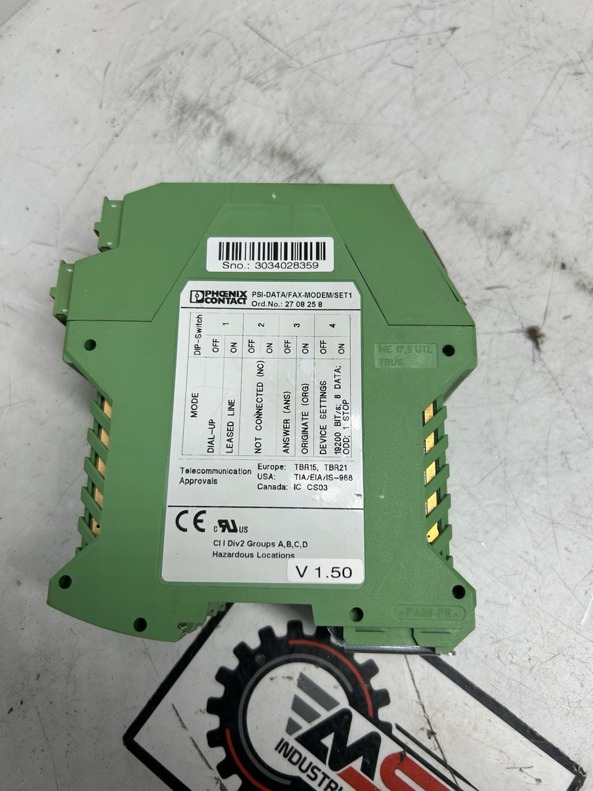 Phoenix Contact PSI-DATA/FAX-Modem/RS239. 27 08 203