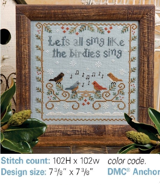 WINTER SYMPHONY  CROSS STITCH PATTERN ONLY  YD  RYS
