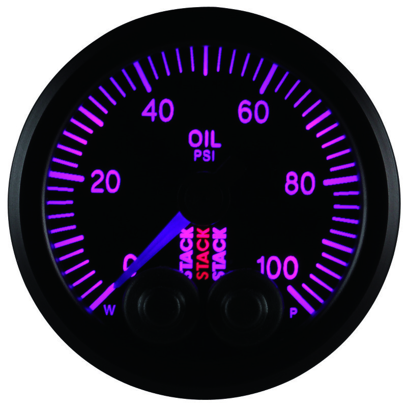 AutoMeter ST3502 for Stack Instruments Pro Control 52mm 0100 PSI Oil Pressure