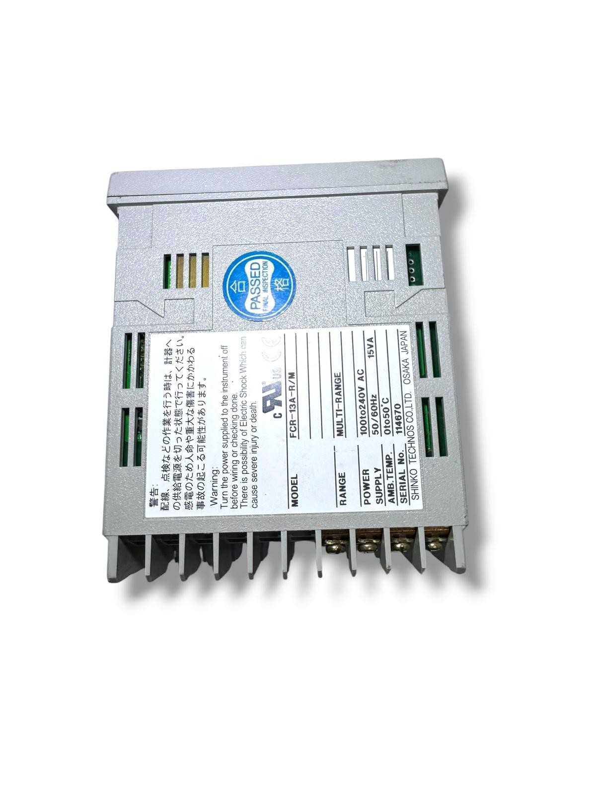 🟢 Temperature Controller Shinko FCR-13A-R/M MULTI RANGE