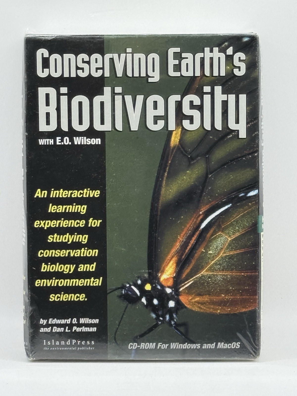 Conserving Earths Biodiversity EO Wilson PC CD Rom Software-New Sealed-VERY RARE