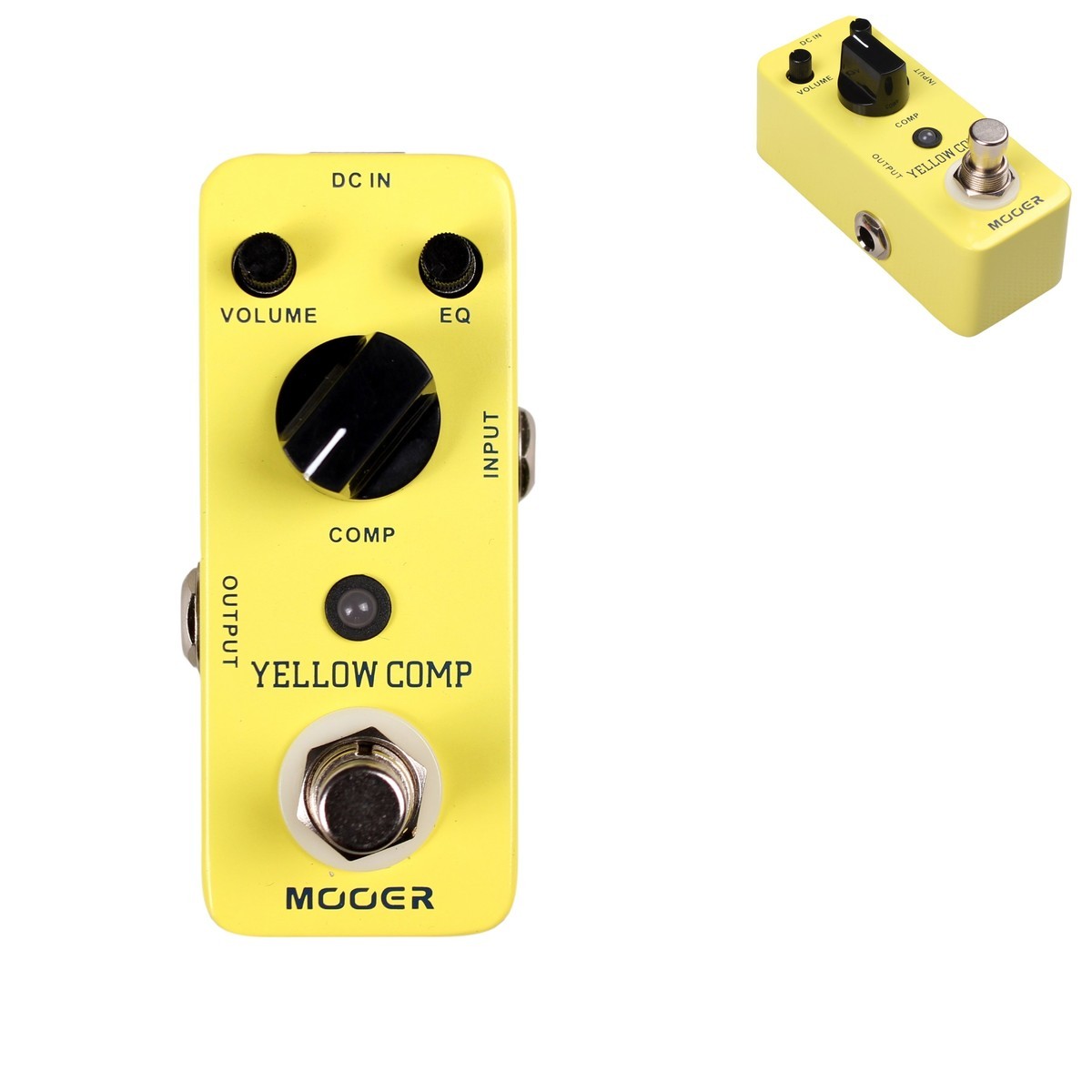Mooer MCS2 Yellow Compression Effects Pedal