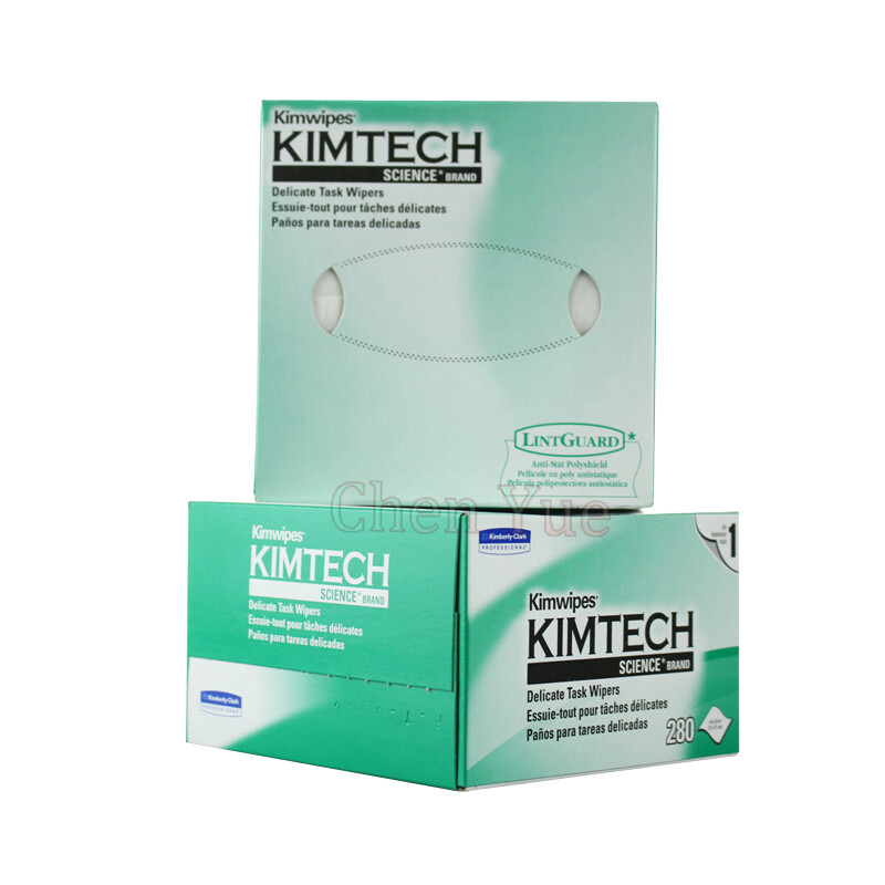 280PCS/box Kimwipes Fiber cleaning paper packes wipes Optical fiber wiping Paper