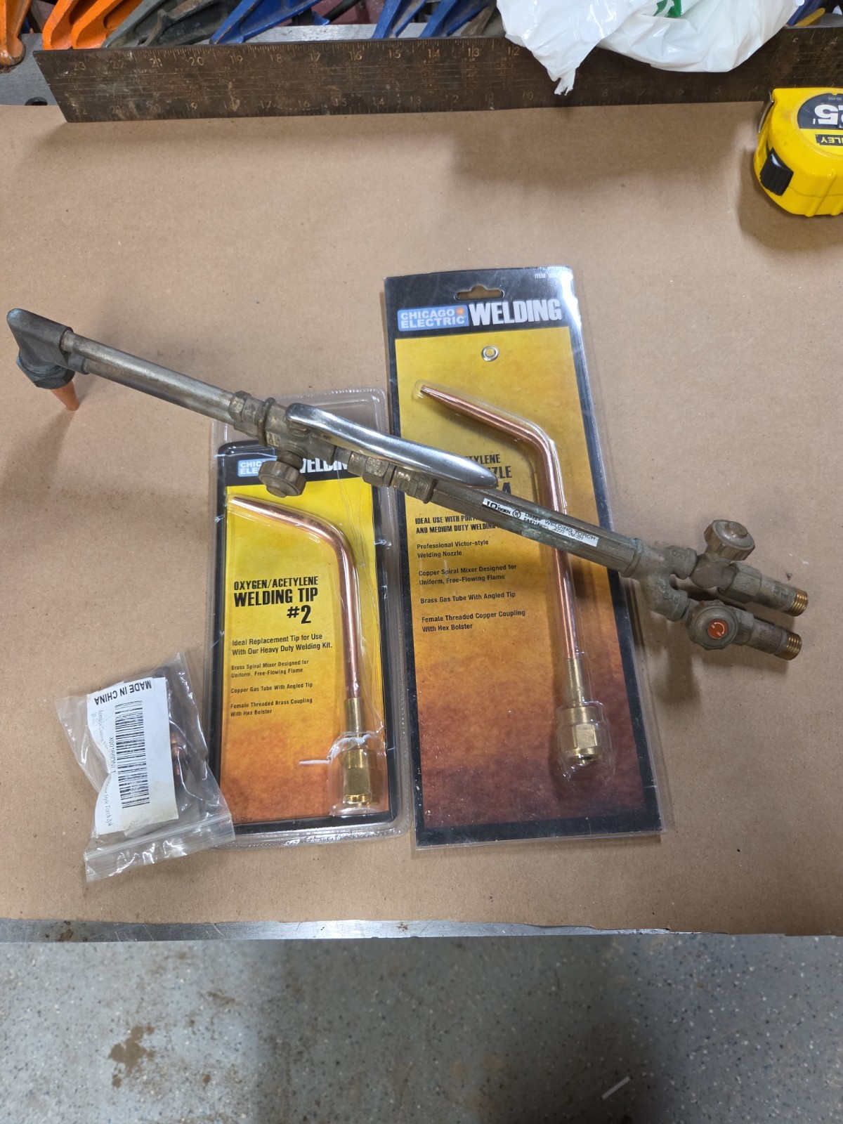 Harbor Freight Cutting Torch With Welding Nozzles No.2 & No.4
