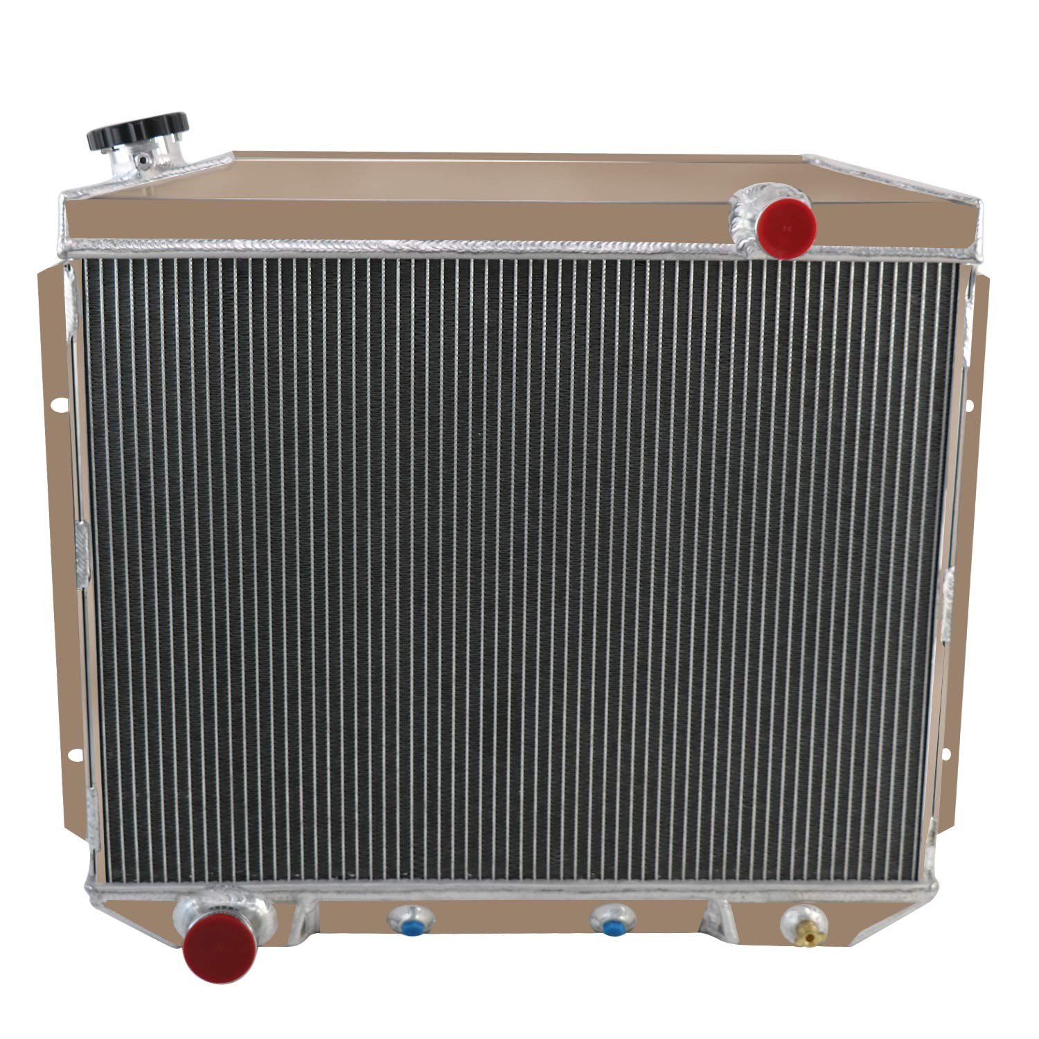 3 Row Aluminum Radiator For 1957-1959 Ford Fairlane Ranchero Mercury Edsel V8
