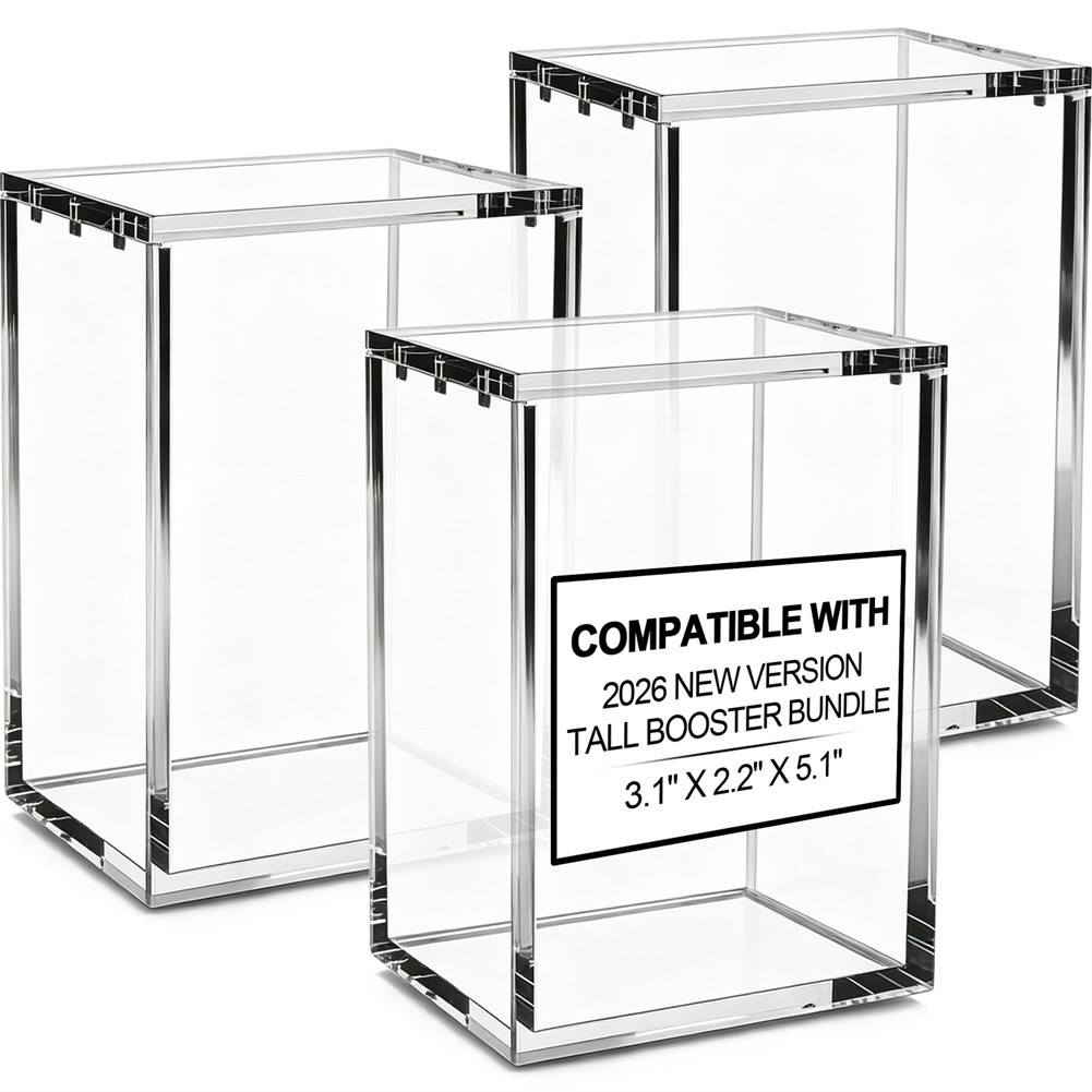 6PACK Acrylic Case With Magnetic Closure for Booster Bundle 2026 New Version
