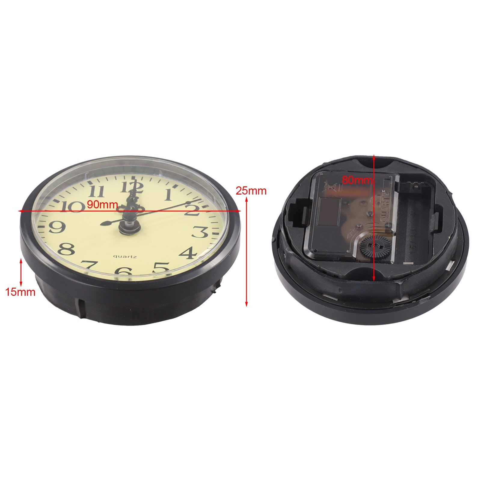DIY Quartz Clock Movement with Silent Functionality for Clock Replacement