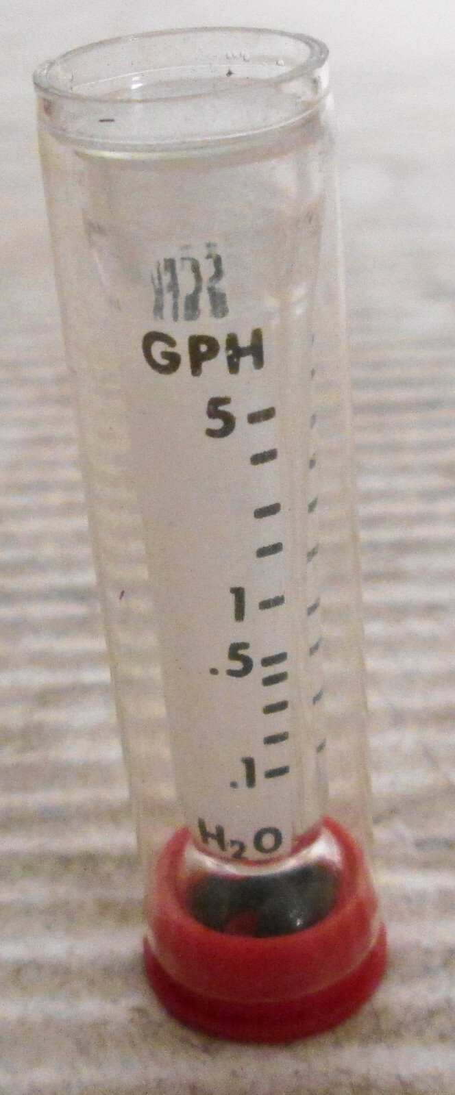Unbranded DO-105-PA Glass Tube Rotometer Air 0.2-30SCFH H2O 0.1-5GPH