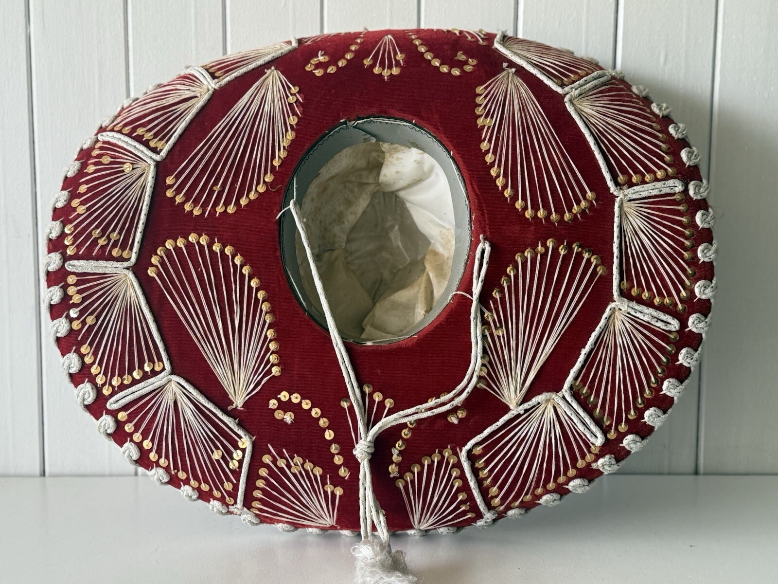 Vintage Sombrero Mexican / Chile Hat - Hand Made