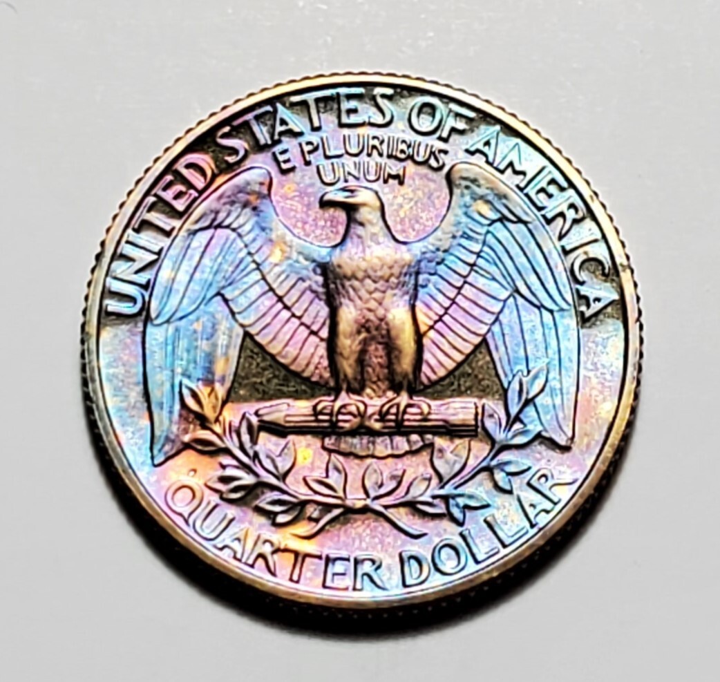 TONED 1981 S WASHINGTON QUARTER PROOF UNC #C4061