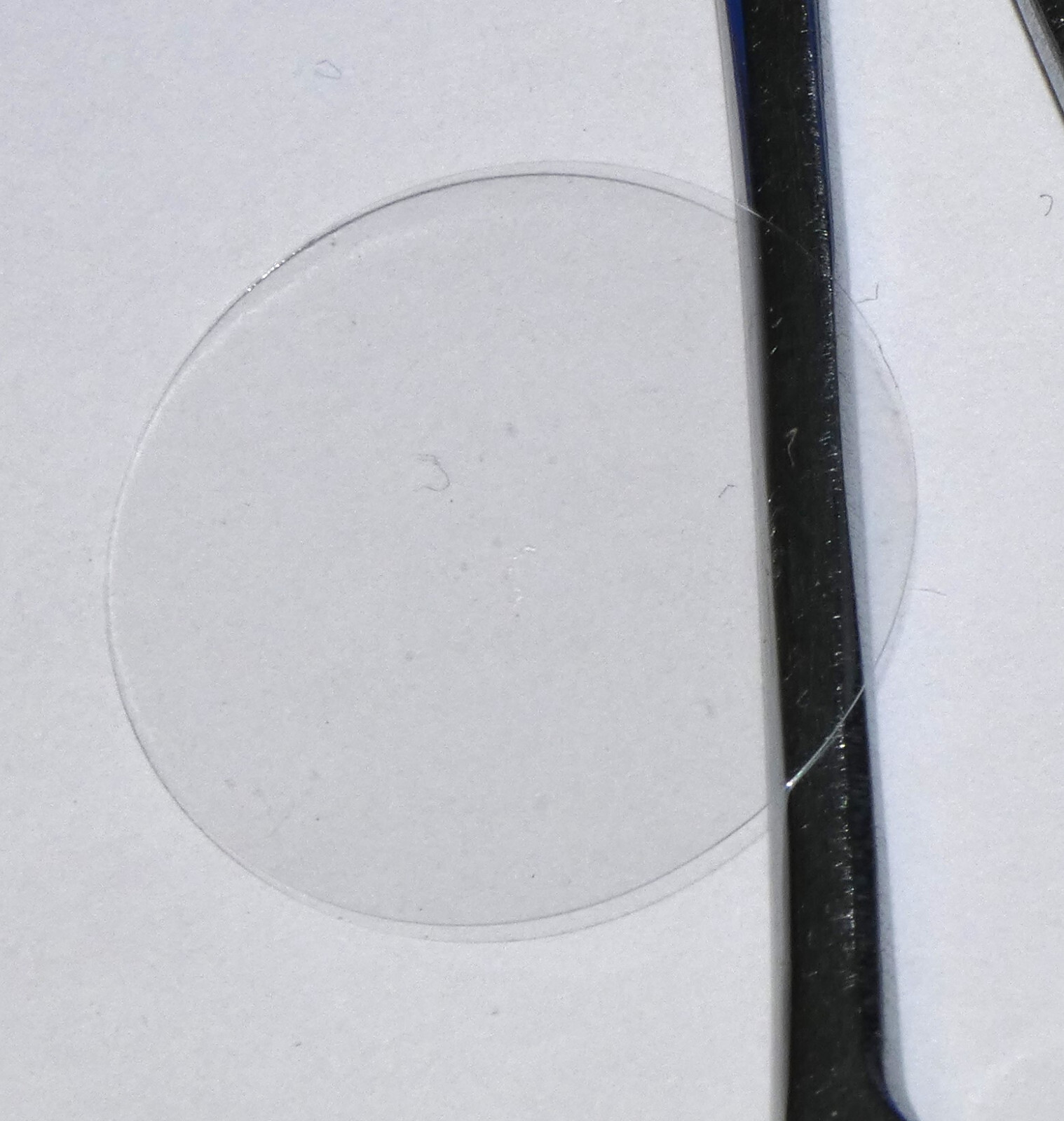 Round Microscope Slides Glass Coverslip  Circular Cover Slip Dia 8 mm 100 pcs