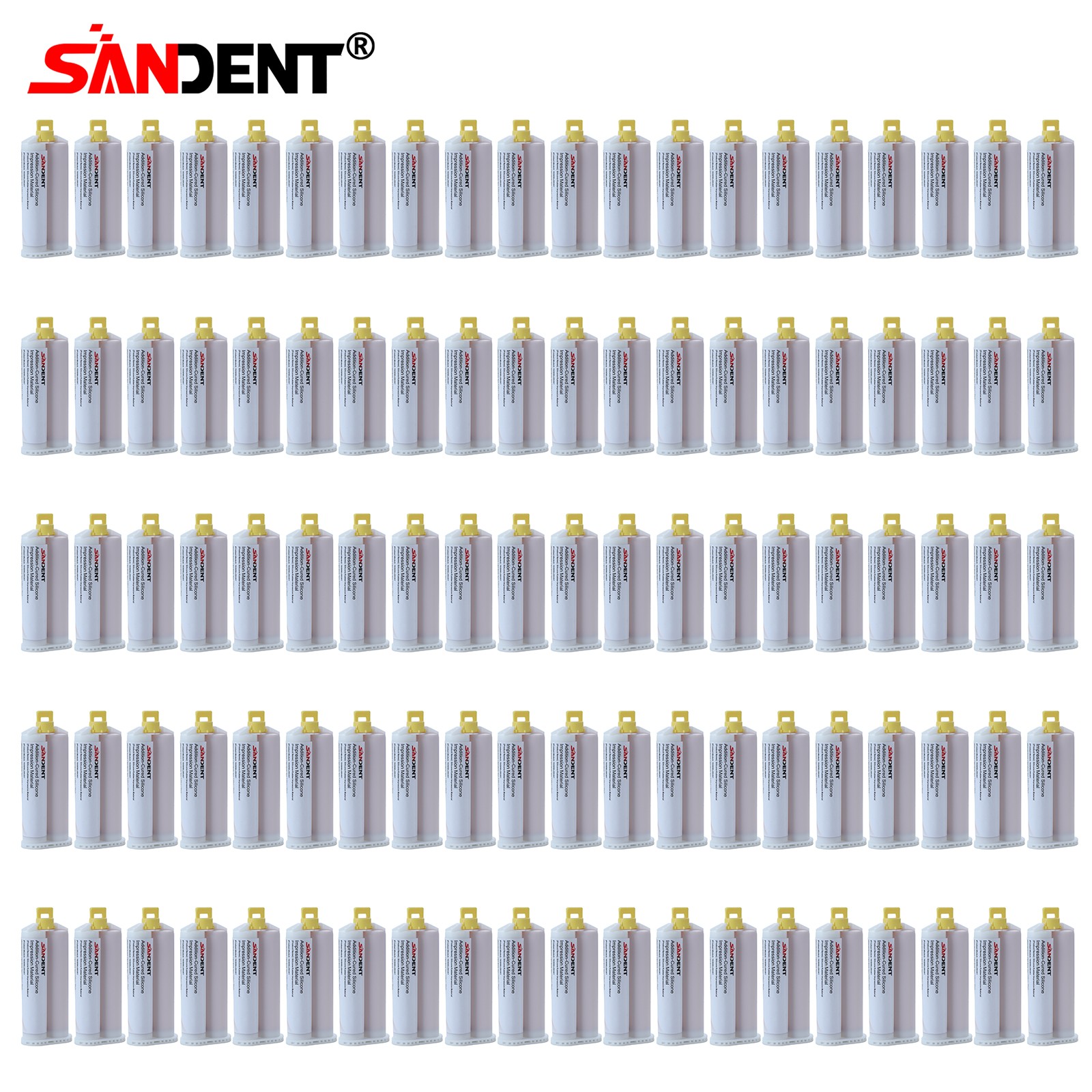 up to 100x50ml Dental VPS Impression Material Light Regular set