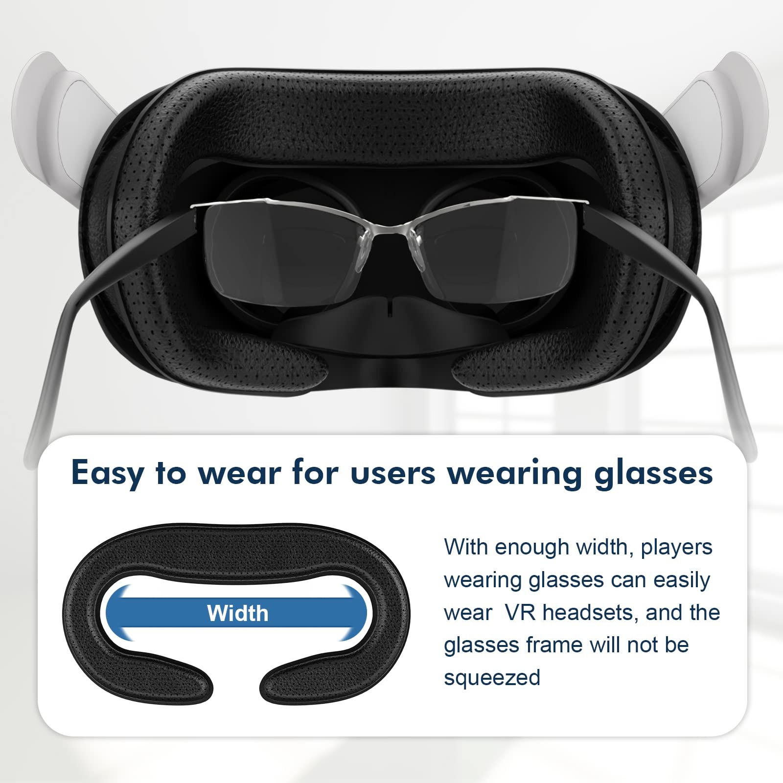 M Face Pad Compatible with Quest 2 Accessories, Face Pad Foam Replacement, with