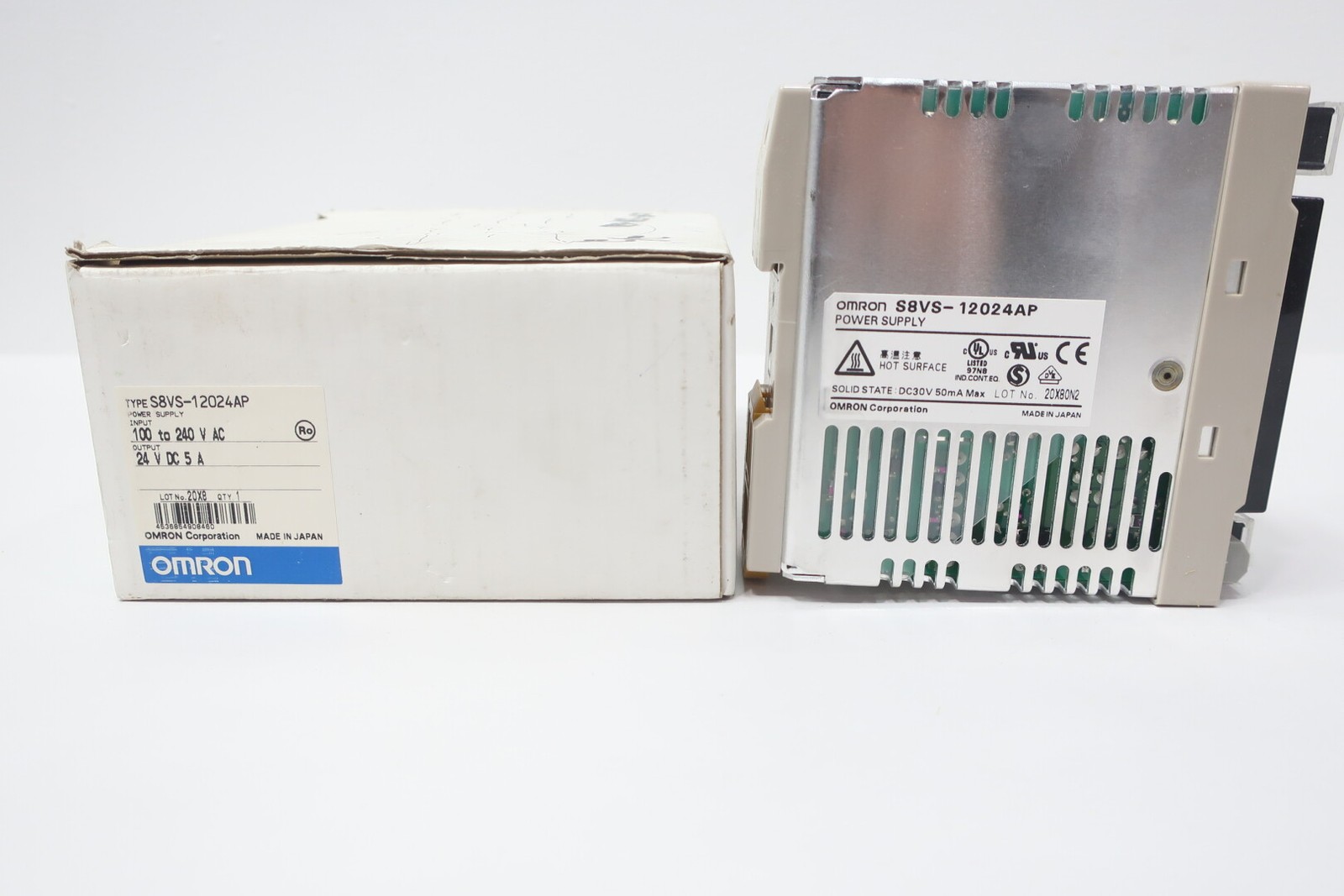 Omron S8VS-12024AP Power Supply 5a 24v-dc 100-240v-ac