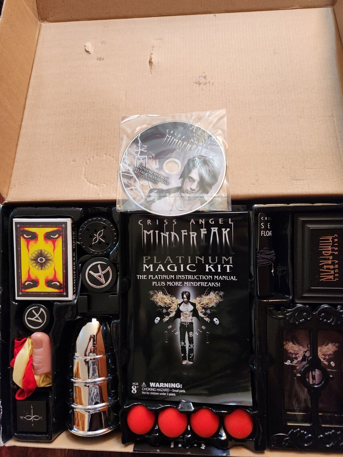 Criss Angel Platinum Magic Kit Over 350 Mindfreak Tricks New Open Box Magician