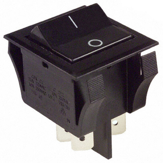 C&K ON-OFF Rocker Switch C222/J1 DPST 15A @ 125V Snap-In Quick Slide 35-655-5 FS