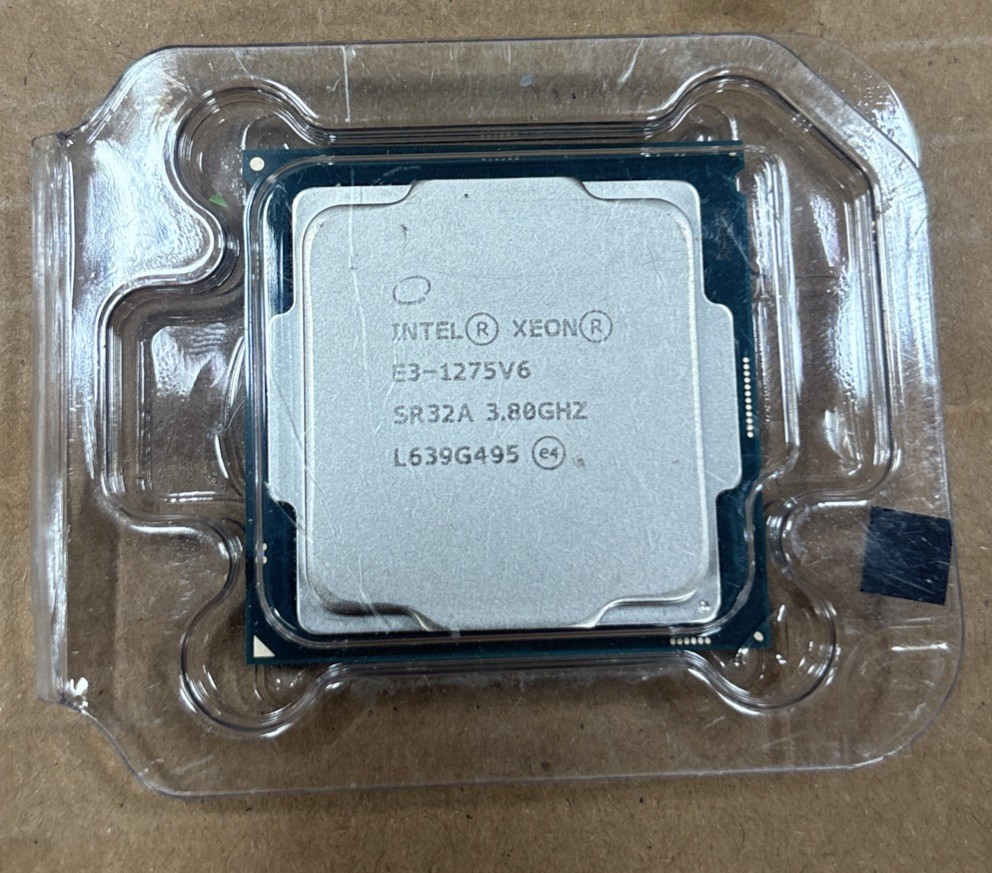 Intel Xeon E3-1275 V6 LGA1151 CPU Processor 4-Core 3.8GHz SR32A 73W E3-1275 V6