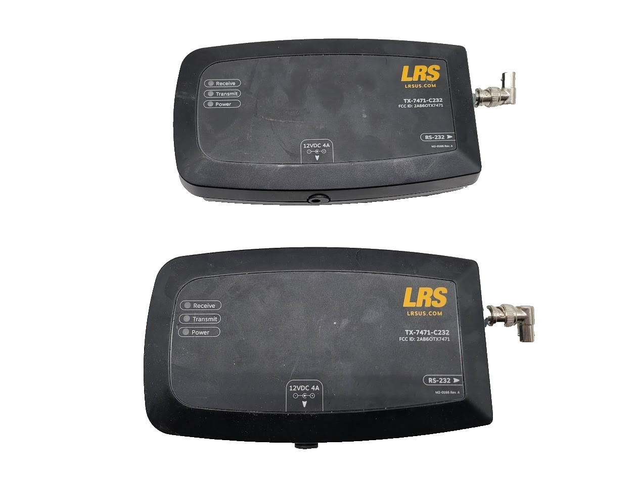 Lot of 2 LRS TX-7471-C232 Pager Repeater Transmitter UNIT ONLY