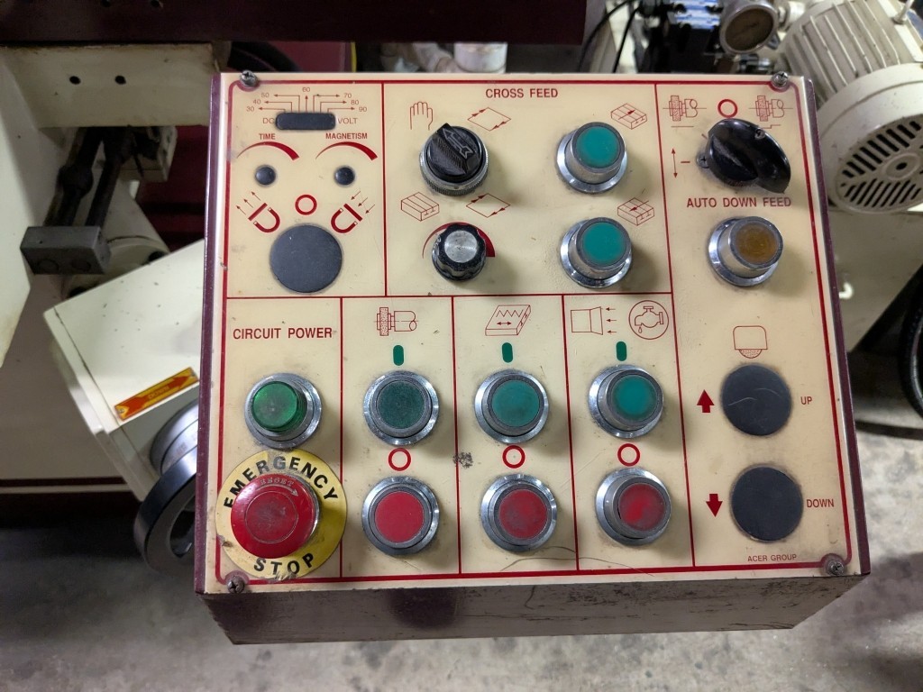 Acer Model: AGS-1020AHD. 3 Axis Automatic Surface Grinder.