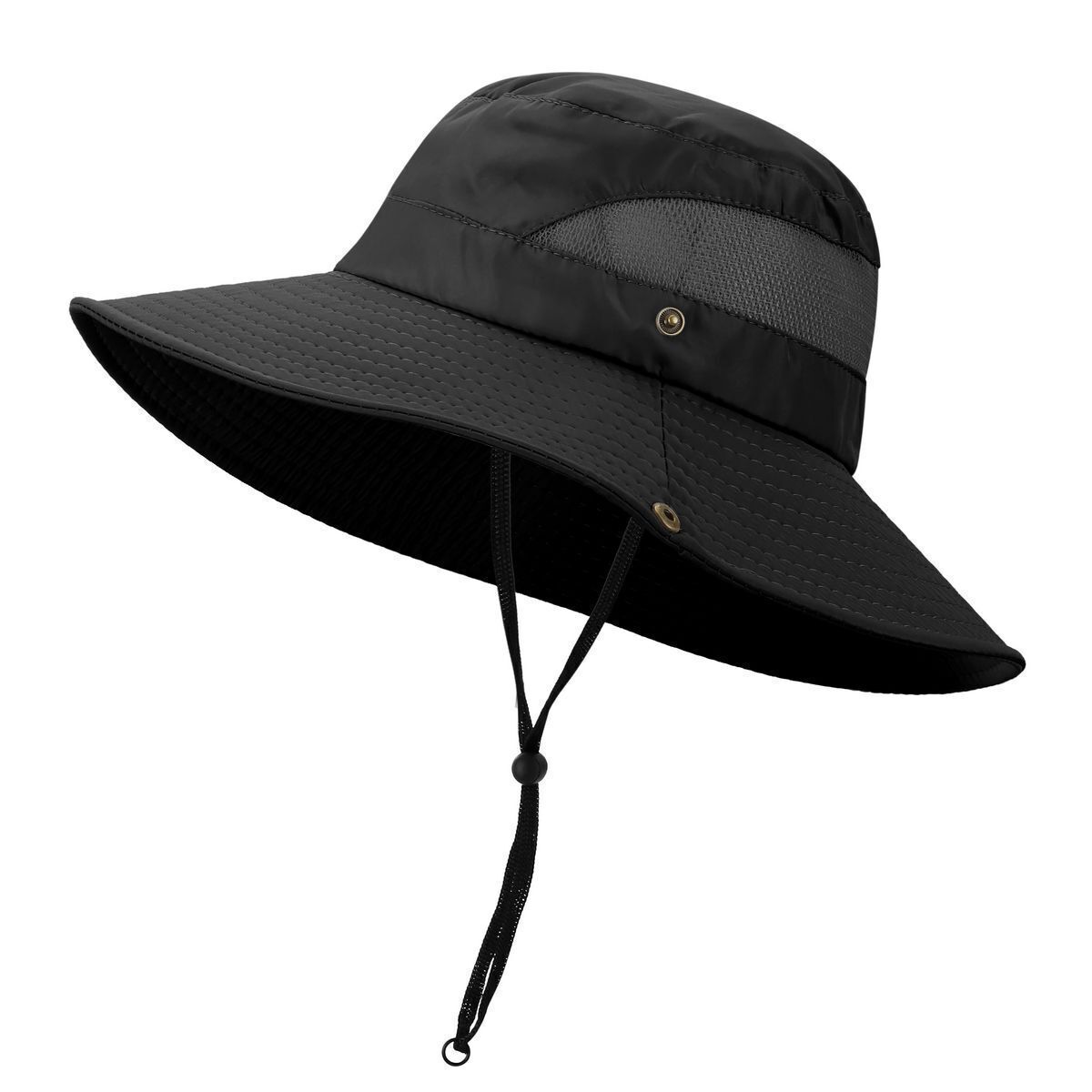 Fishing Sun Bucket Hat Mens UV Protection Wide Brim Outdoor Hiking Golf Cap USA
