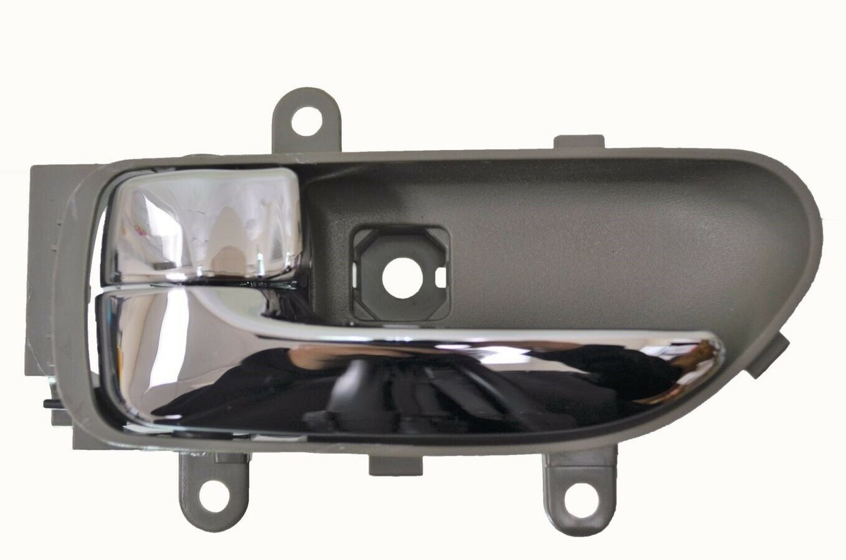 fits 2003 to 2007 Infiniti G35 Interior Door Handle Left Gray Chrome
