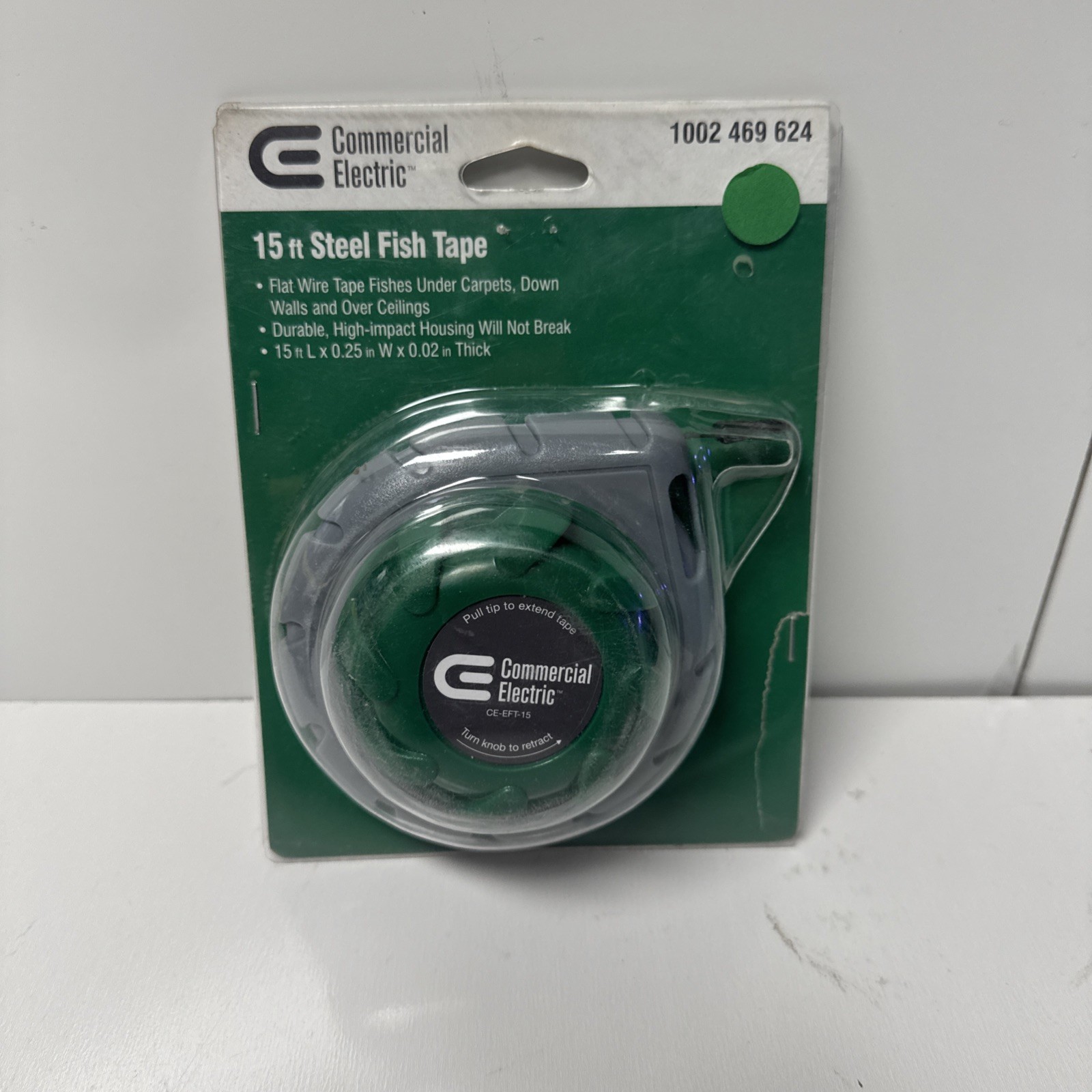 Commercial Electric 15' Steel Fish Tape  1002469624