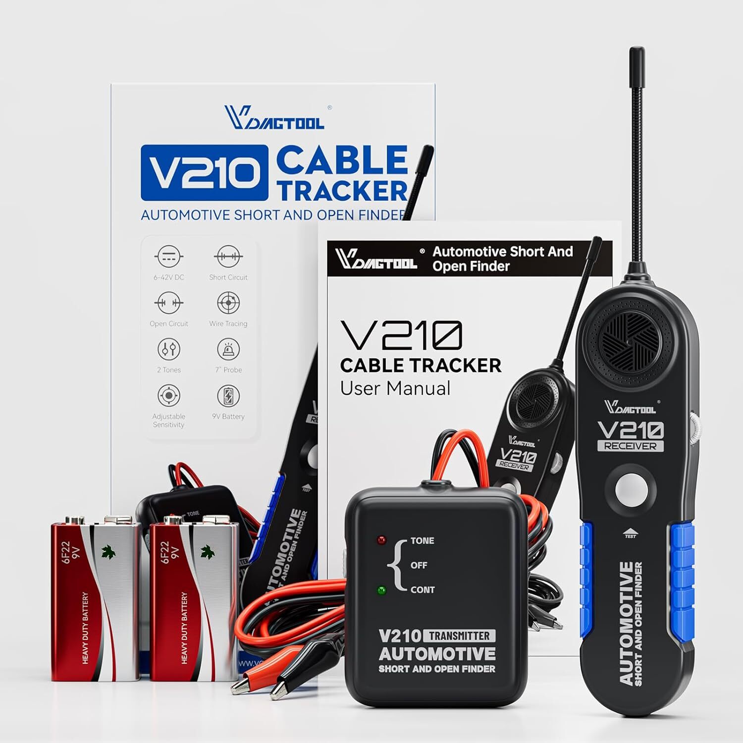 Car Cable Wire Tracker Auto Short Open Finder DC Circuit Tester Diagnostic Tool