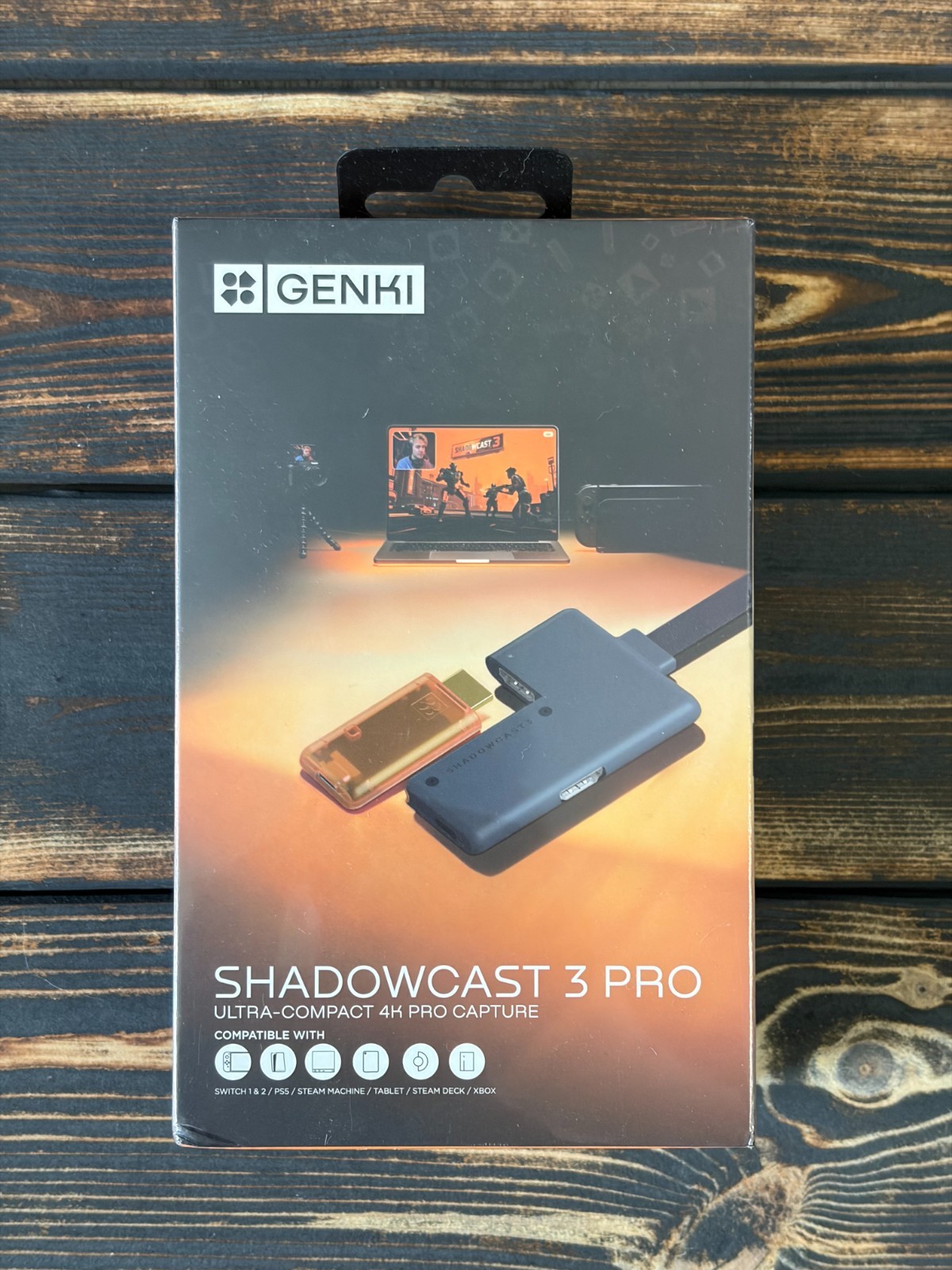 Genki ShadowCast 3 Pro, 4K60 USB-C Capture Card, Zero-Latency HDMI Passthrough