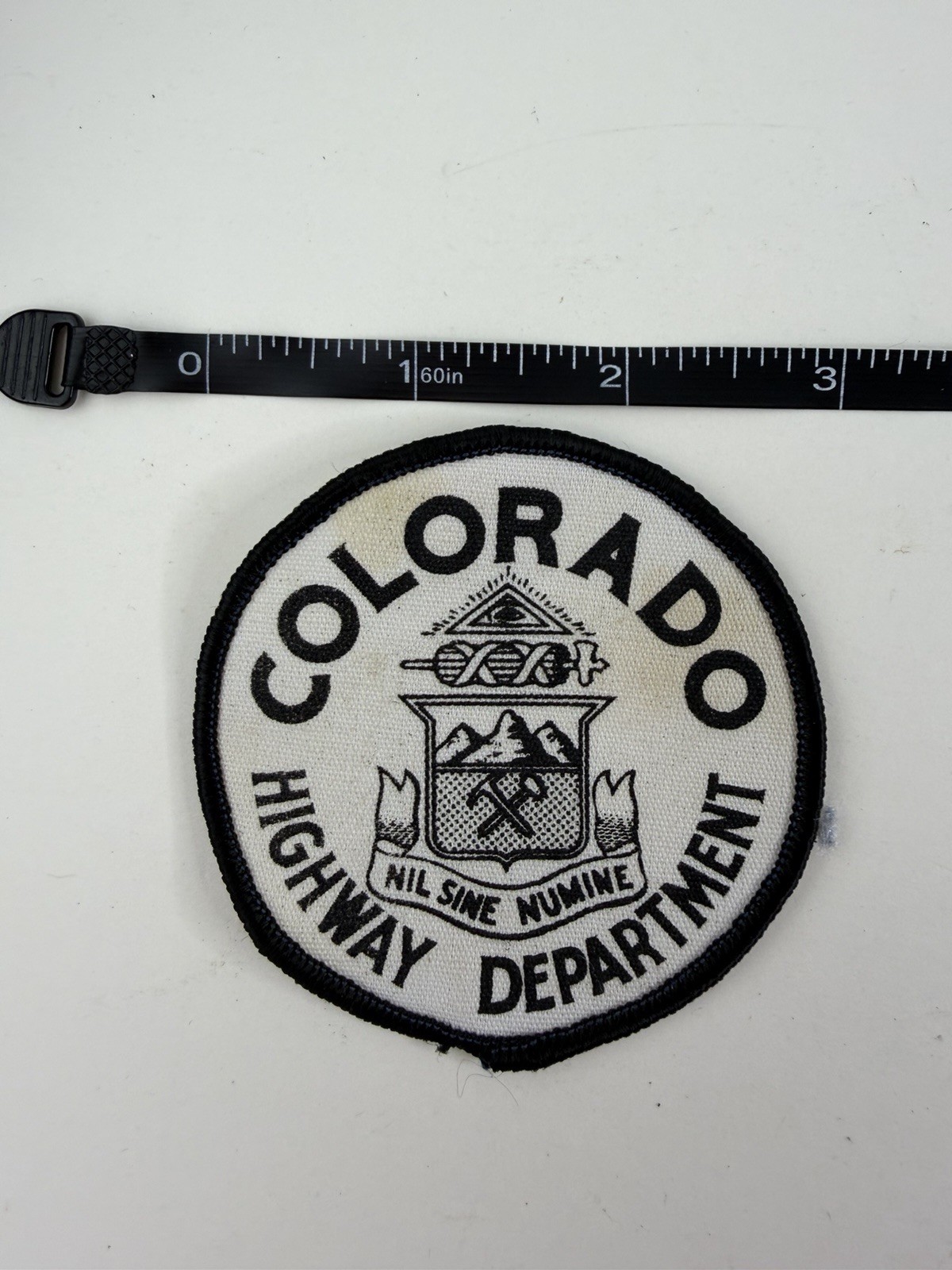 Colorado Highway Department Round 3" Shoulder Patch