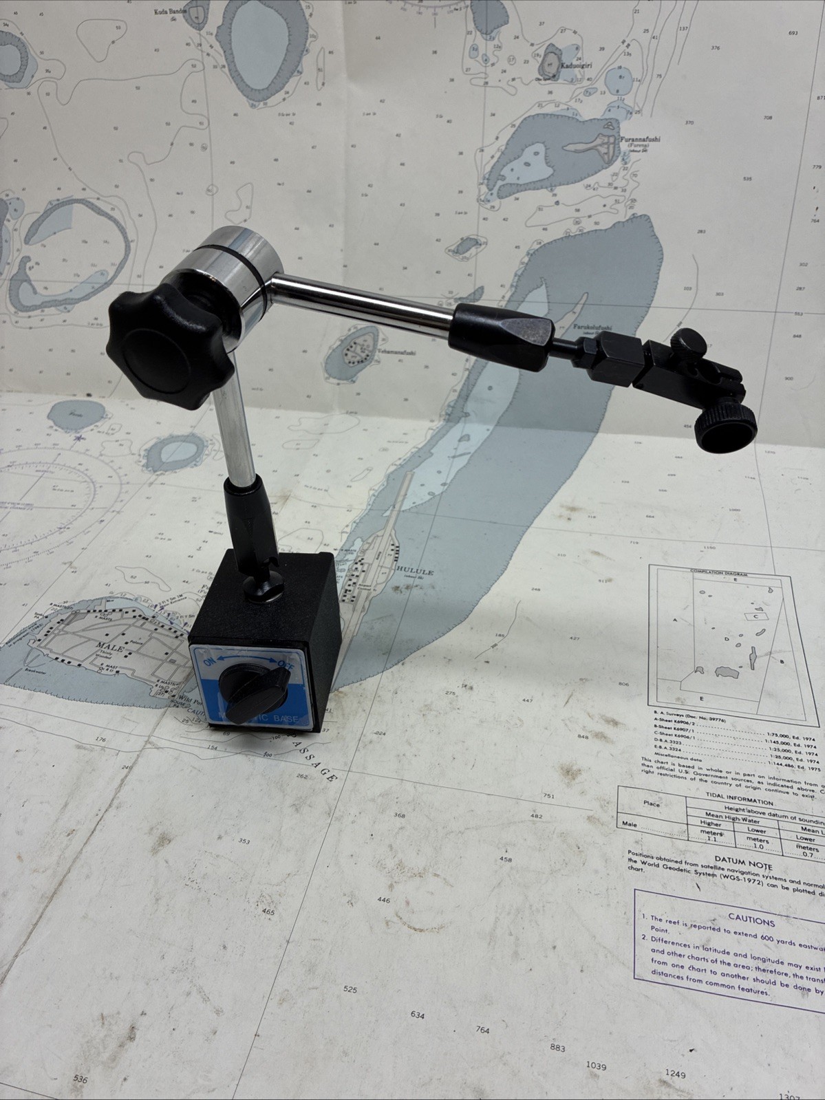 Magnetic Base Indicator Stand w/ Articulating Arm Fine Adjustment Machinist Tool