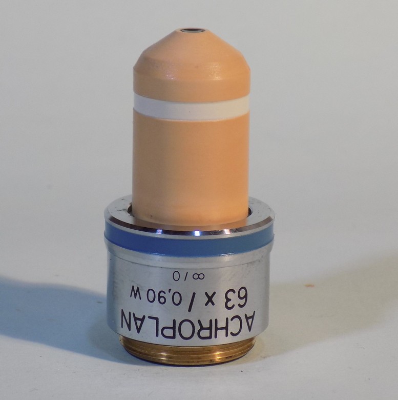 Zeiss Achroplan 63x / 0.90 Water Immersion Microscope Objective Lens # 440067 #1