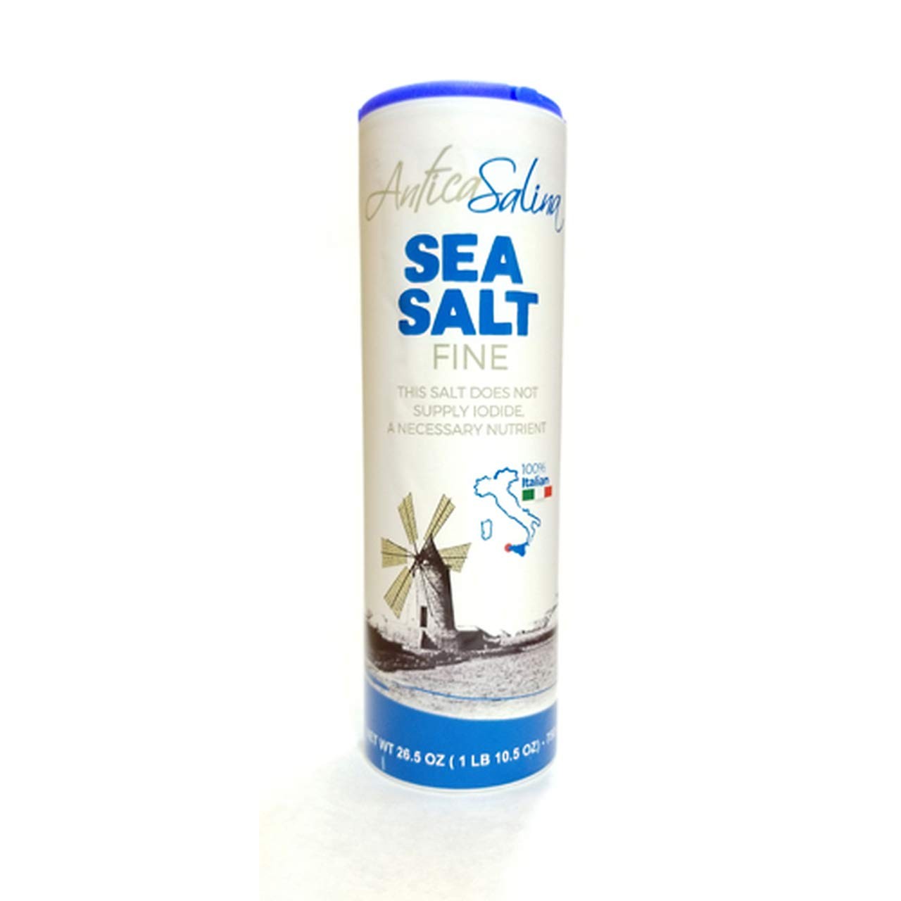 Antica Salina Fine Sea Salt - 26.5 oz Ounce (Pack of 1)
