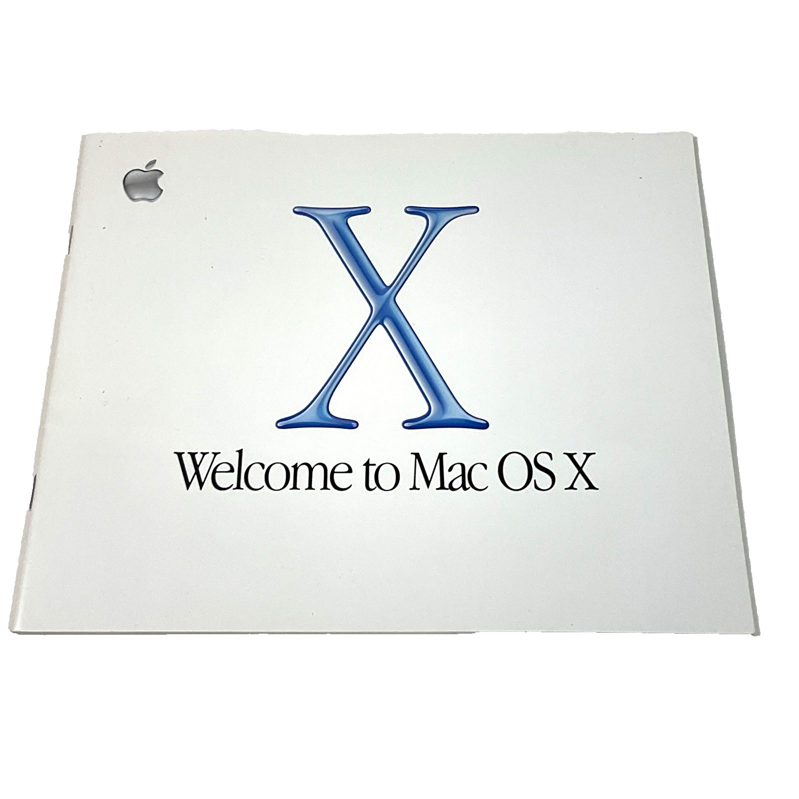 Welcome to Mac OS X Apple Macintosh 2001 Software Booklet 034-2030-A in Japanese