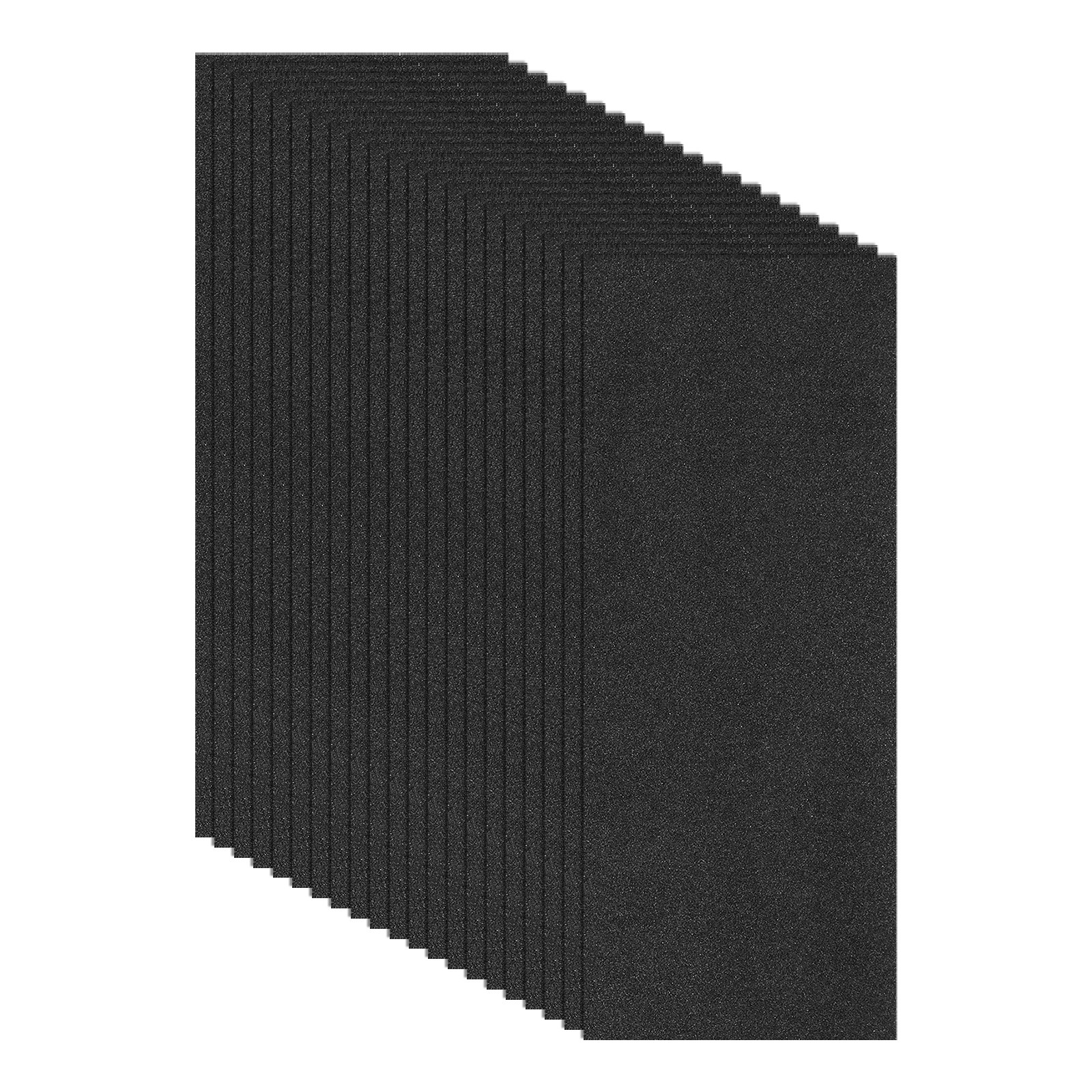 21 Pack 3.6" x 9" Sandpaper, 80 Grit Sand Paper for Wood Furniture