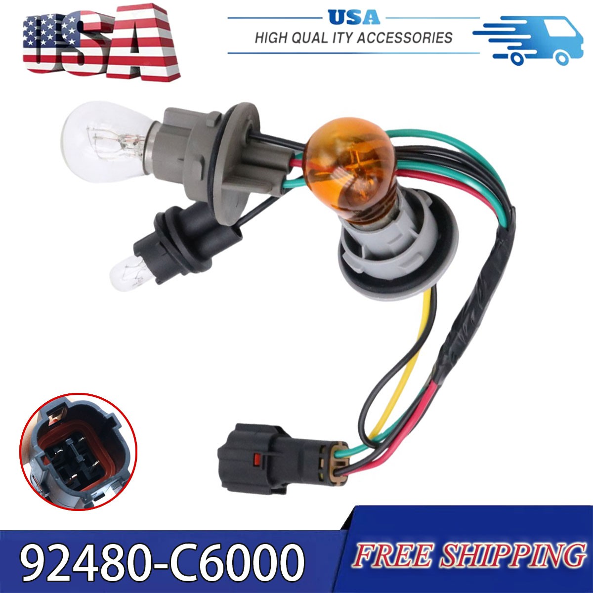 For Kia Sorento 2015-2018 Tail Lamp Socket Harness Assembly 92480-C6000 New