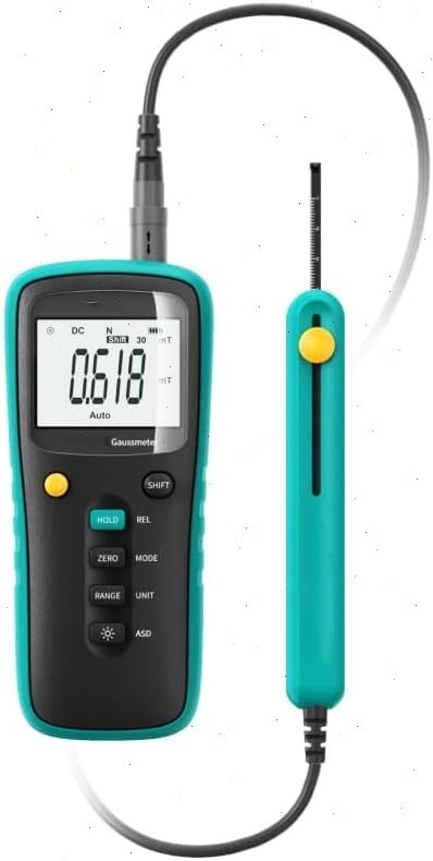 AC DC Gauss Meter Teslameter with Hall Radial Probe Class 2 2mT~3000mT
