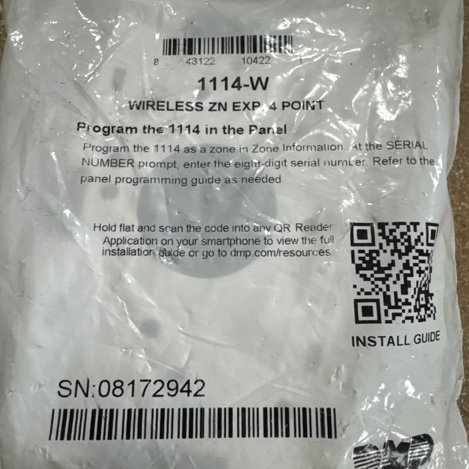 DMP 1114-W WIRELESS RELAY OUTPUT New Sealed E51