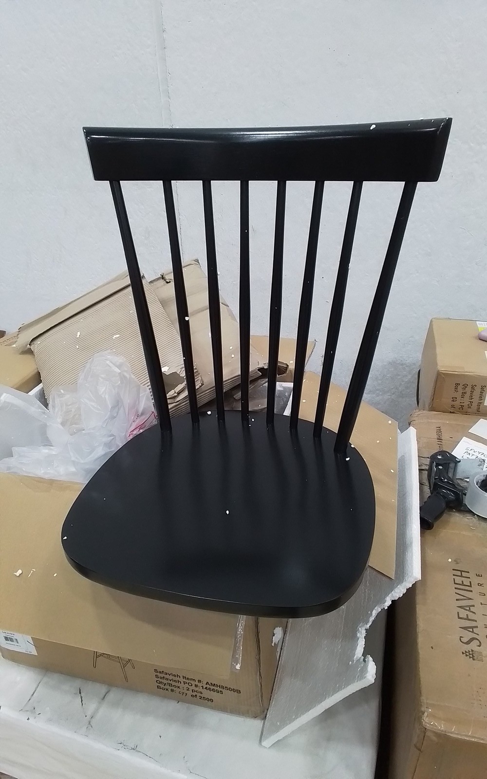 Safavieh PARKER SPINDEL SIDE CHAIR, Reduced Price 2172781833 AMH8500B